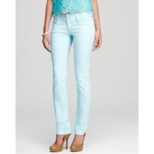 Lily Pulitzer Worth Straight Leg Jeans Light Blue NWOT